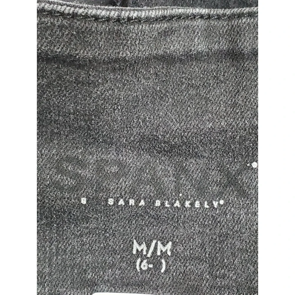 Spanx‎ Women Jeans M Black Denim Pants High Rise Skinny Slim 28